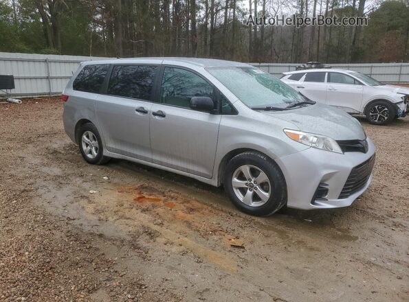 5TDZZ3DC2LS030234 2020 TOYOTA SIENNA Silver Delantero derecho