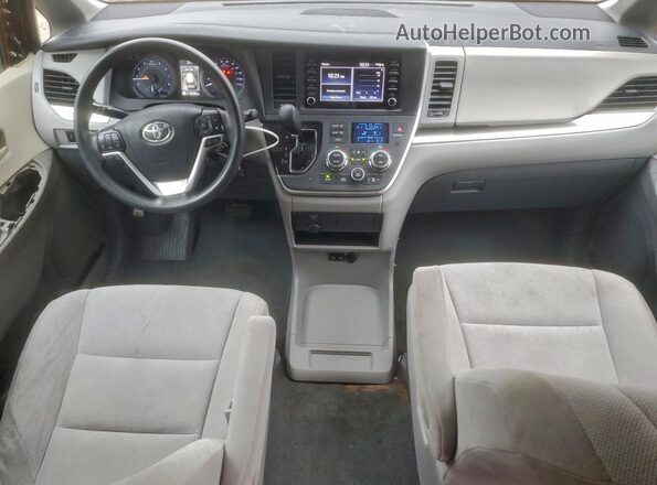5TDZZ3DC2LS030234 2020 TOYOTA SIENNA Silver Vista del salpicadero