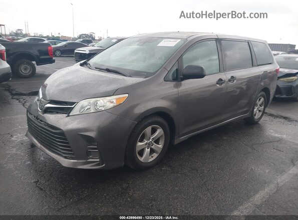 5TDZZ3DC2LS053402 2020 TOYOTA SIENNA Gray Передня ліва чверть