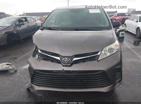 5TDZZ3DC2LS053402 2020 TOYOTA SIENNA Gray Вид панелі приладів