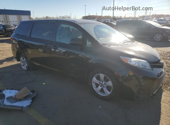 5TDZZ3DC3LS048497 2020 TOYOTA SIENNA Black Передня права чверть
