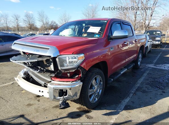 5TFAY5F19LX922417 2020 TOYOTA TUNDRA Red Передня ліва чверть