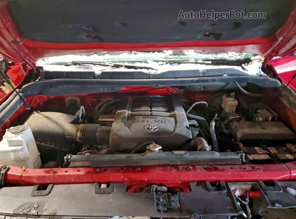 5TFDY5F10LX892897 2020 TOYOTA TUNDRA Maroon Widok wnętrza z tyłu