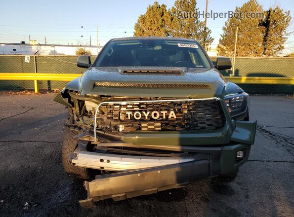 5TFDY5F17LX887213 2020 TOYOTA TUNDRA Green Widok z przodu