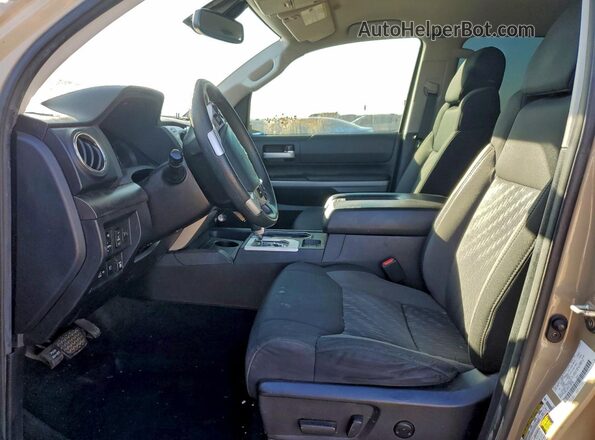 5TFDY5F1XLX902500 2020 TOYOTA TUNDRA Tan Front interior view