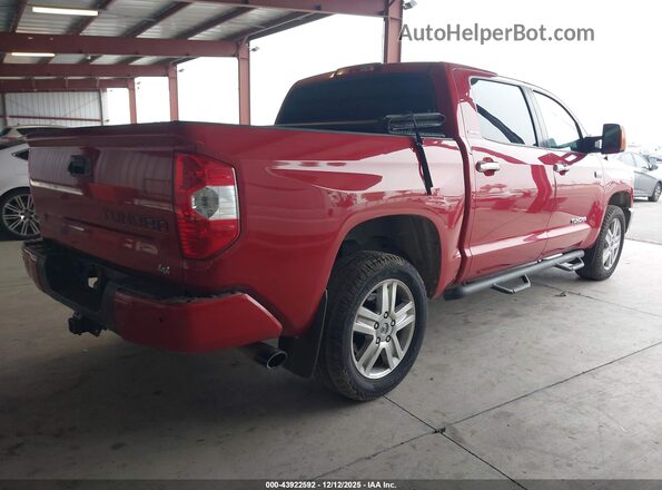 5TFHY5F16KX837578 2019 TOYOTA LIMITED Red უკანა მარჯვენა
