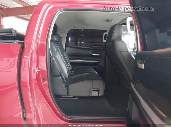 5TFHY5F16KX837578 2019 TOYOTA LIMITED Red VIN კოდის სტიკერის ხედი