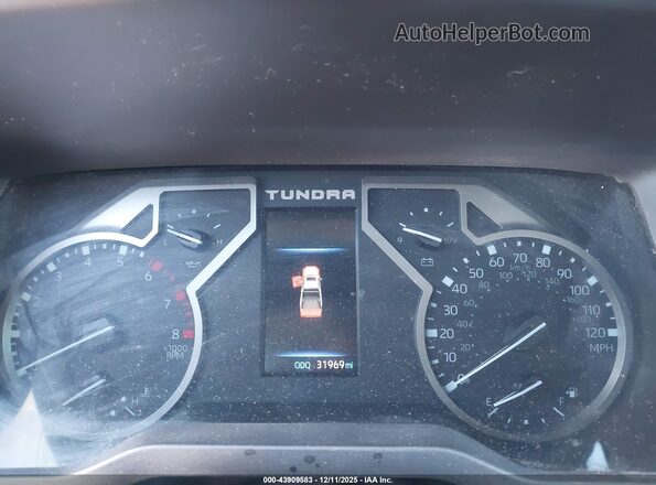 5TFKB5AB8PX021728 2023 TOYOTA TUNDRA White უკანა სავარძლების ხედი