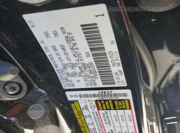 5TFMA5DB2SX322947 2025 TOYOTA TUNDRA Black Widok wnętrza 360 stopni
