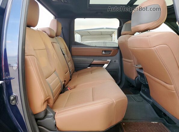 5TFMA5DB3NX011077 2022 TOYOTA TUNDRA Синий Вид задних сидений