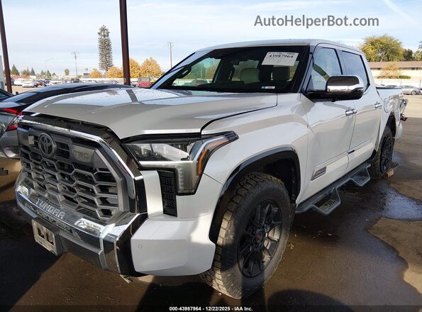 5TFMA5DB3NX022516 2022 TOYOTA TUNDRA White Передня ліва чверть