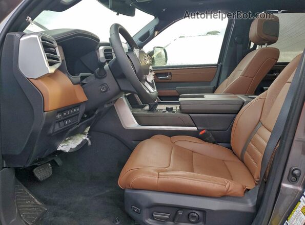 5TFMA5DB5SX247306 2025 TOYOTA TUNDRA Gray Вид салону спереду