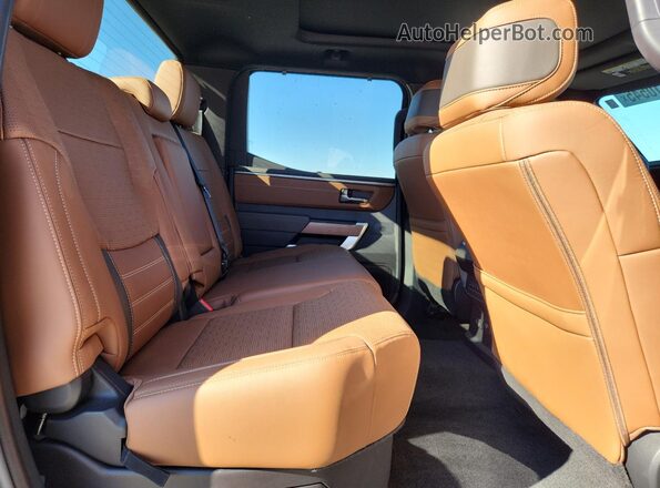 5TFMC5DBXPX015639 2023 TOYOTA TUNDRA Black Widok tylnych siedzeń