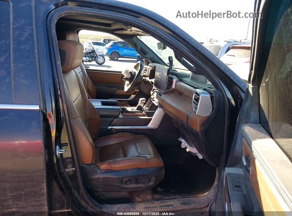 5TFMC5DBXPX035423 2023 TOYOTA TUNDRA HYBRID Черный Вид салона спереди
