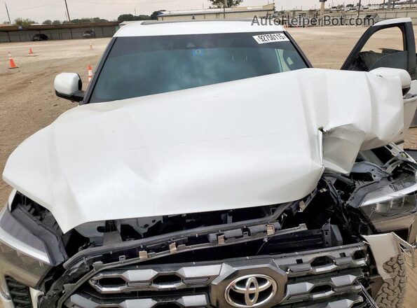 5TFNA5AB2PX027007 2023 TOYOTA TUNDRA Белый Вид задней части салона