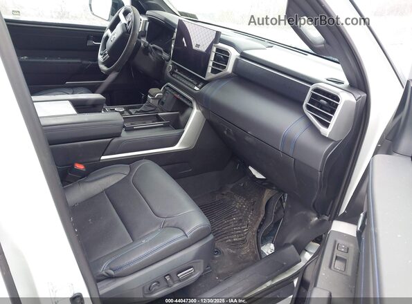 5TFNC5DB6SX104539 2025 TOYOTA TUNDRA HYBRID White Vista interior delantera
