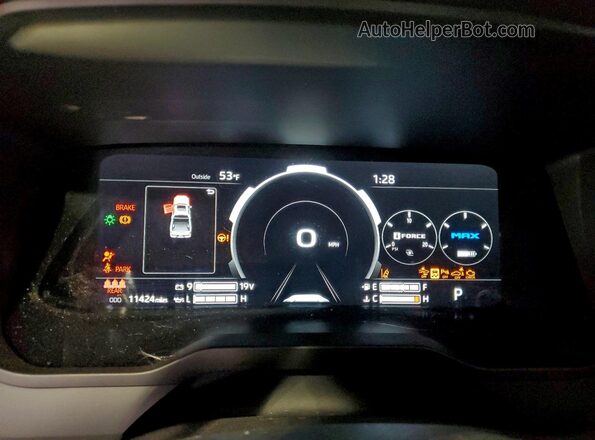 5TFPC5DB2RX081926 2024 TOYOTA LIMITED Orange Widok zestawu wskaźników