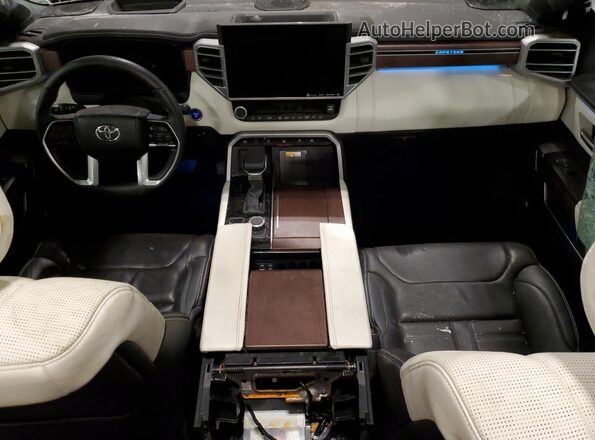 5TFVC5DBXPX028430 2023 TOYOTA TUNDRA Gray წინა პანელის ხედი