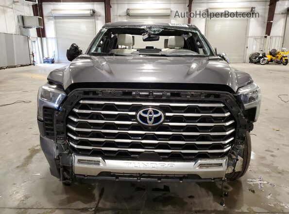 5TFVC5DBXPX028430 2023 TOYOTA TUNDRA Gray წინა ხედი