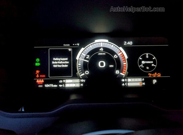 5TFWA5DB2RX233804 2024 TOYOTA LIMITED Black Vista del cuadro de instrumentos