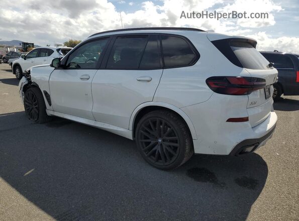 5UX13EU02S9Y76519 2025 BMW X5 White Trasero izquierdo