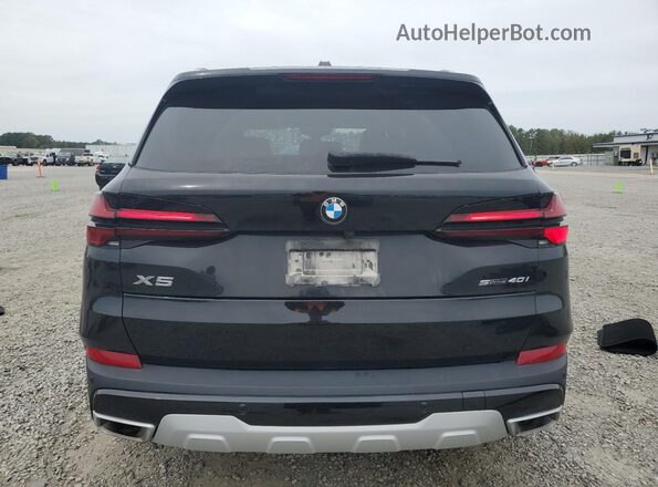5UX13EU04R9S33728 2024 BMW X5 Black უკანა ხედი