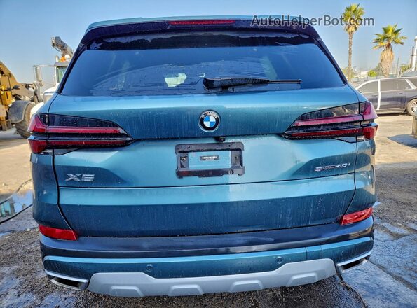 5UX13EU06R9S86382 2024 BMW X5 Green Вид салону спереду