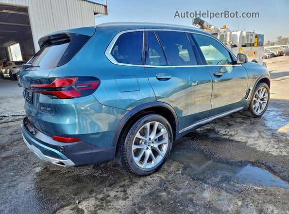 5UX13EU06R9S86382 2024 BMW X5 Green Передня права чверть