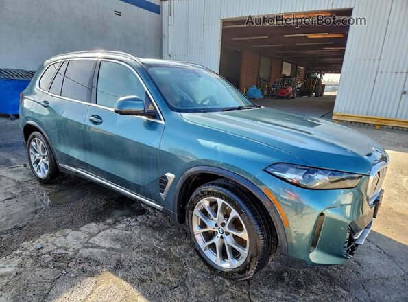 5UX13EU06R9S86382 2024 BMW X5 Green Вид спереду