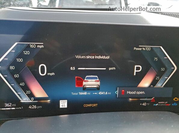 5UX13EU0XT9086063 2026 BMW X5 White Вид задніх сидінь
