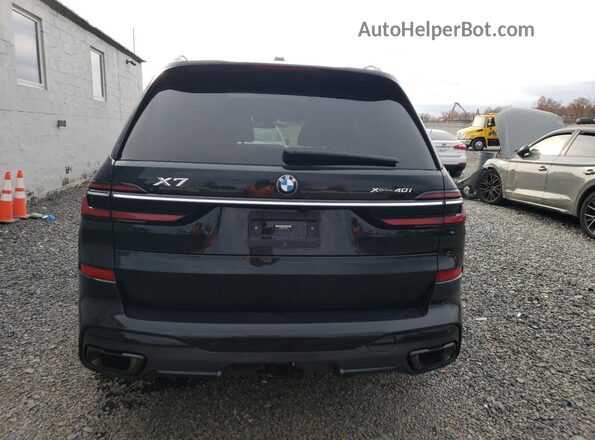 5UX23EM01P9P90503 2023 BMW X7 Black უკანა ხედი