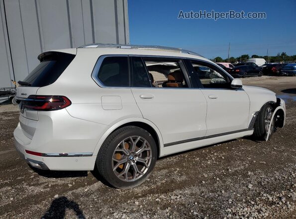 5UX23EM07S9W43157 2025 BMW X7 White Tył prawy