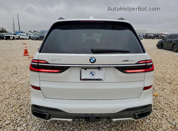 5UX23EM08P9R39909 2023 BMW X7 White Вид ззаду