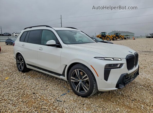 5UX23EM08P9R39909 2023 BMW X7 White Передня права чверть
