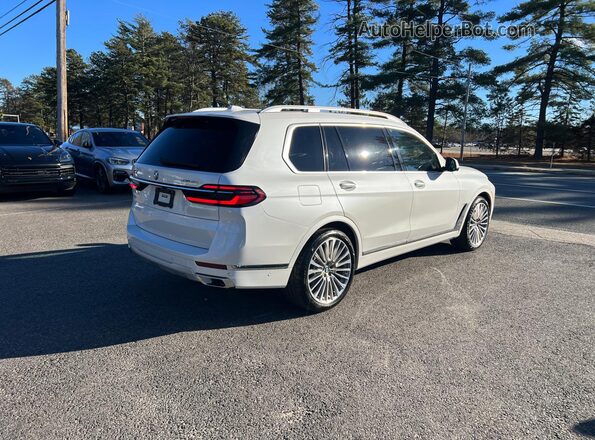 5UX23EM09P9P49780 2023 BMW X7 White Առջևի աջ