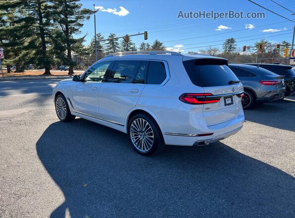 5UX23EM09P9P49780 2023 BMW X7 White Հետևի աջ