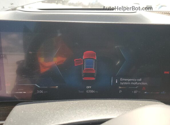 5UX23EM09P9P72007 2023 BMW X7 Серый Вид щитка приборов