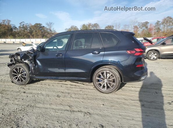 5UX23EU00R9V81496 2024 BMW X5 Blue Rear left