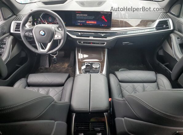 5UX23EU00S9X99184 2025 BMW X5 Black Widok deski rozdzielczej
