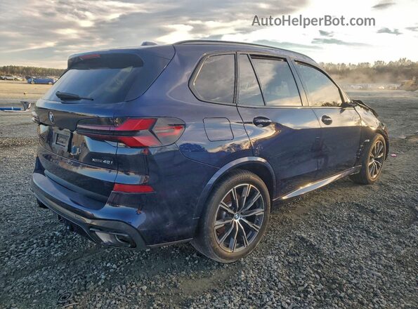 5UX23EU07R9U30803 2024 BMW X5 Blue უკანა მარჯვენა
