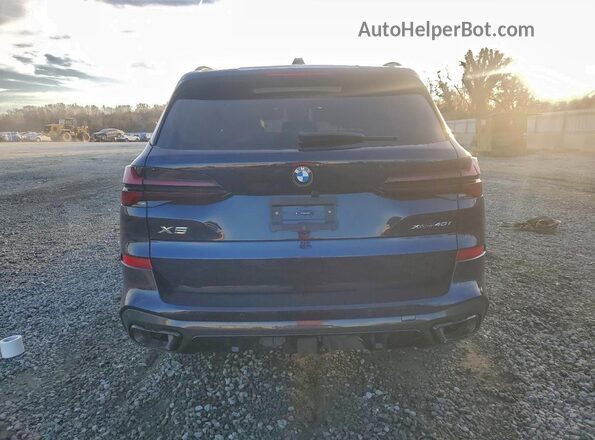 5UX23EU07R9U30803 2024 BMW X5 Blue უკანა ხედი