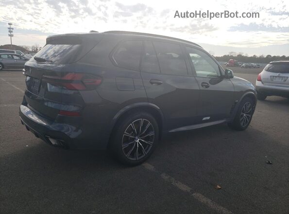 5UX23EU08R9T54363 2024 BMW X5 Gray უკანა მარჯვენა