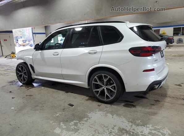 5UX23EU08R9T61930 2024 BMW X5 White Trasero izquierdo
