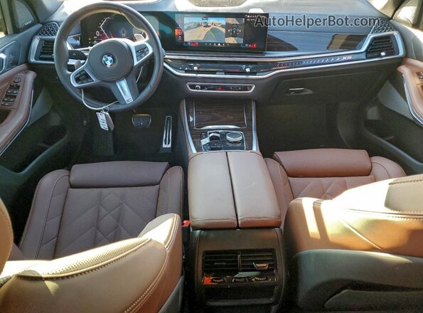 5UX23EU08S9Y76397 2025 BMW X5 Green წინა პანელის ხედი