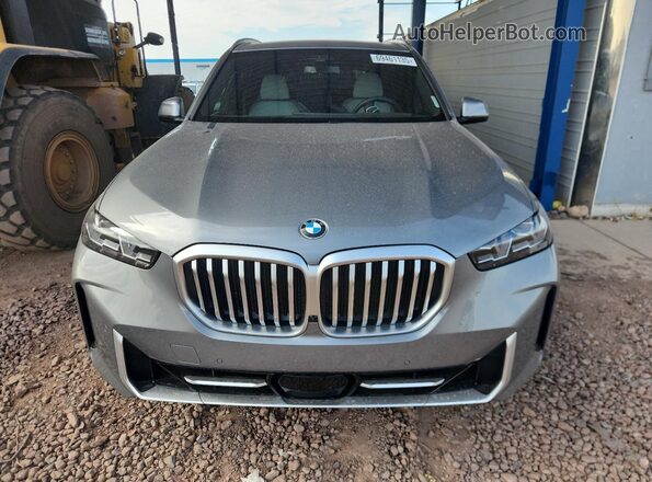 5UX23EU09R9V55141 2024 BMW X5 Gray Widok z przodu