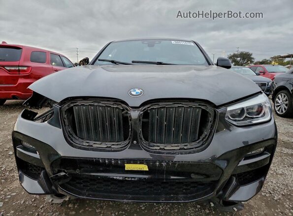 5UX2V1C03L9C01100 2020 BMW X4 Black Vista frontal