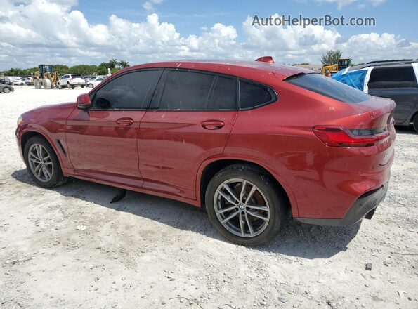 5UX2V1C03L9D42099 2020 BMW X4 Red Задня ліва чверть