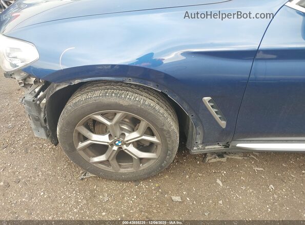 5UX2V1C03LLE67431 2020 BMW X4 Синий Вид спереди