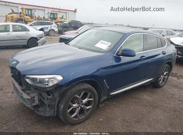 5UX2V1C03LLE67431 2020 BMW X4 Синий 