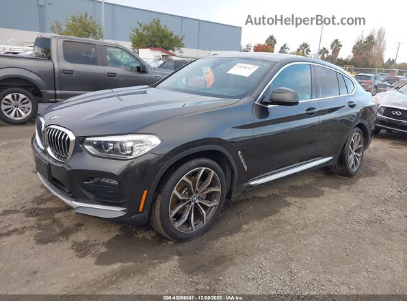 5UX2V1C03LLZ32870 2020 BMW X4 Gray Передня ліва чверть